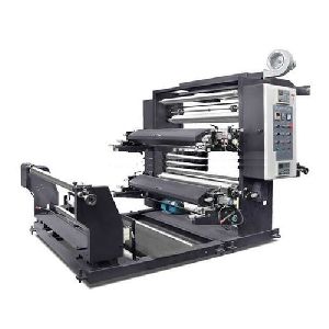 Roll To Roll Two Color Flexographic Printing Machine