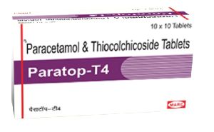 Paracetamol  &amp;amp; Thiocolchicoside tablet
