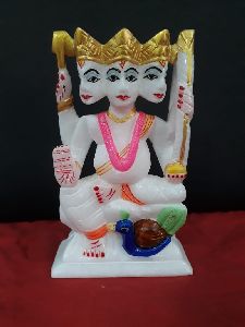 White Marble Kartikeya Statue