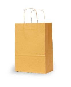 Plain Kraft Paper Shopping Bags