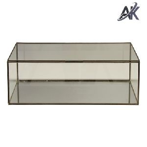 Brass Frame Glass Boxes