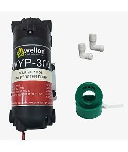 Wellon RO Booster Pump 300 GPD with Connectors for Any Water Purifier