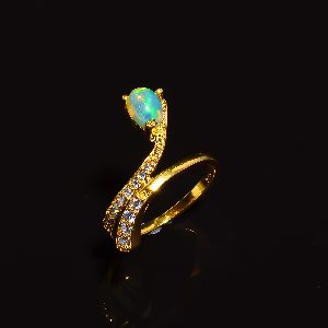 Dazzling Gold Plated Ring