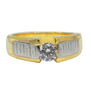 IGI Solid Yellow Gold Diamond Engagement Ring