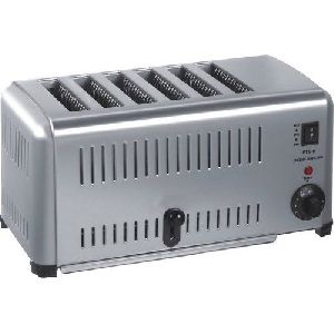 Stainless Steel Slice Pop Up Toaster