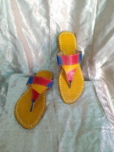 MOJEES : LILY - Hand-made Multi-Color Chappal