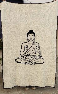 Buddha Knitted Cotton Throws