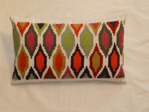 Chain Stitch Embroidered Pillows