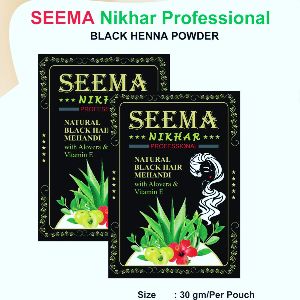 SEEMA NIKHAR PROFESSIONAL BLACK HENNA POWDER