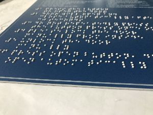 Braille Signage High End
