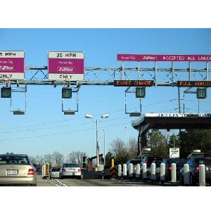 Highway Toll Plaza Signage Board