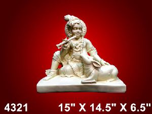 Lord Krishna Ivory Statue