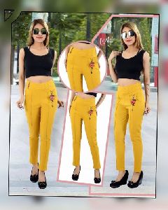 Ladies Polyester Trousers