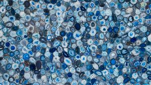 Blue Agate Semi Precious Stone Slab