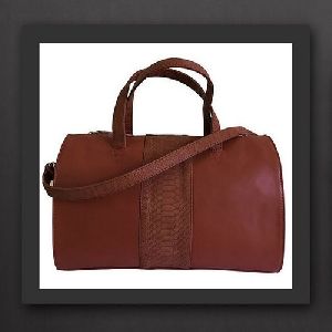 Leather Bowling Bag