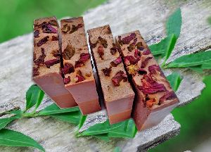 Rose Handmade Luxury Soap with Petals, Glowing Skin and Anti-Acne Unisex Handmade Soap