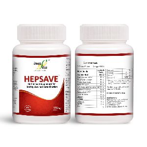 HEPSAVE &amp;ndash; 500 mg Herbal Food Supplement for Healthy Liver &amp;amp; Detoxification