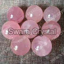 Rose Quartz  crystal sphere Balls for remote reiki healing