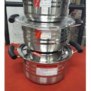 Stainless steel stewpan