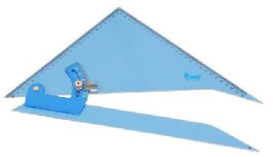 Triangle Geometric Measurement Scale, Color : Blue