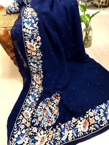 Hand Embroidered Sarees