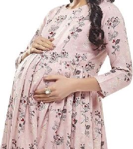 Knit Hot Pink Maternity Short Sleeve Top Pregnancy Wear S M L XL