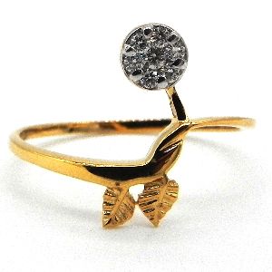 Ladies Diamond Certified Ring Beautiful 18kt Gold Custom Diamond Wedding Solitaire Ring for Women