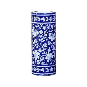 Pottery Cylinder Vase