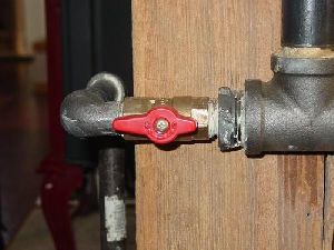 gas shut off valve