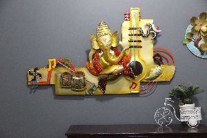 Musician Ganesha Wall Hanging