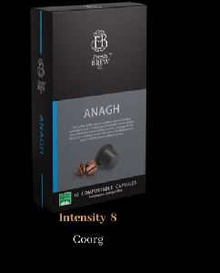 Compostable Coffee Capsule Anagh Intensity 10 Single Estate
