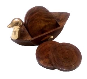 Bird Wooden Coaster