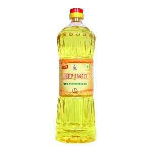 Deep Jyoti Refined Soybean Oil (1 Ltr. Bottle)