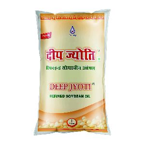 Deep Jyoti Refined Soybean Oil (1 Ltr. Pouch)