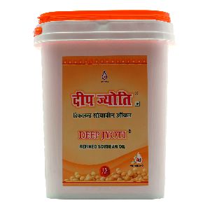 Deep Jyoti Refined Soybean Oil (15 Ltr. Bucket)