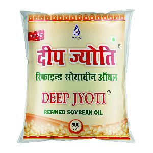 Deep Jyoti Refined Soybean Oil (500 ml Pouch)