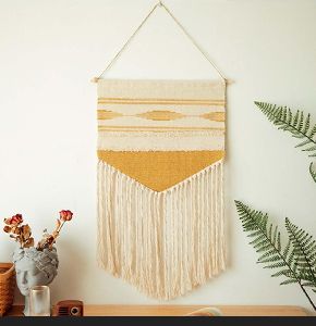 Tufted wall hanging