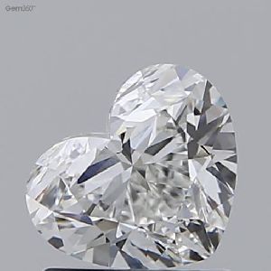 1.01 F VS1 Heart IGI Certified Lab Grown Diamond