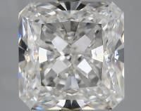 5.02 F VS1 Square Radiant CVD IGI certified Polish Diamond