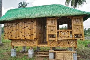 bamboo huts