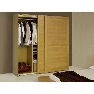 wooden wardrobe