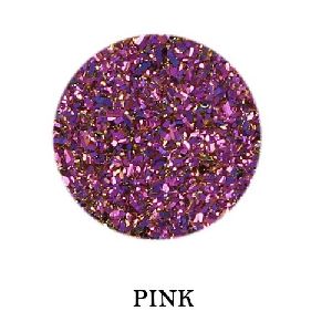 Flat Pink Druzy Gemstone