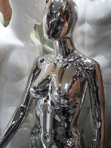 Chrome plated mannequin