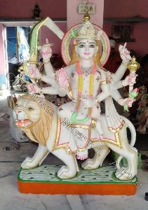 marble durga statue