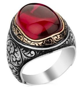 Red Quartz Ring