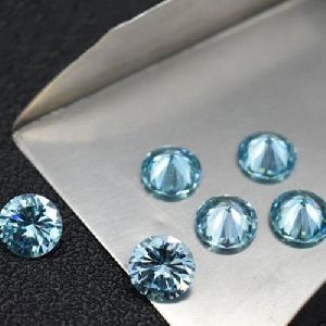 8 carat,Blue Moissante Diamond,Round Shape,Excellent cut