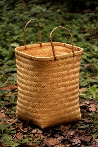Bamboo Cane Laundry Basket