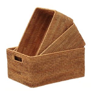Bamboo Rattan Basket