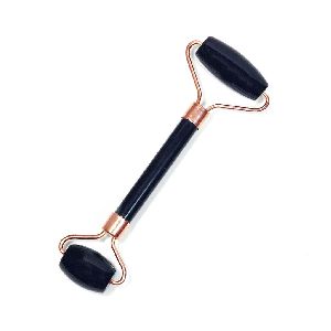 black tourmaline crystal gemstone facial roller