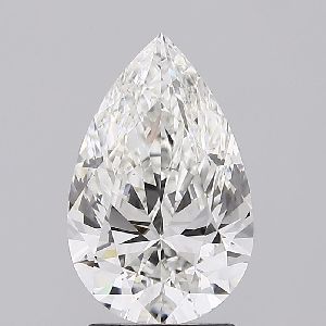 Pear Shaped 2.02ct F VS2 IGI Certified Lab Grown CVD Diamond